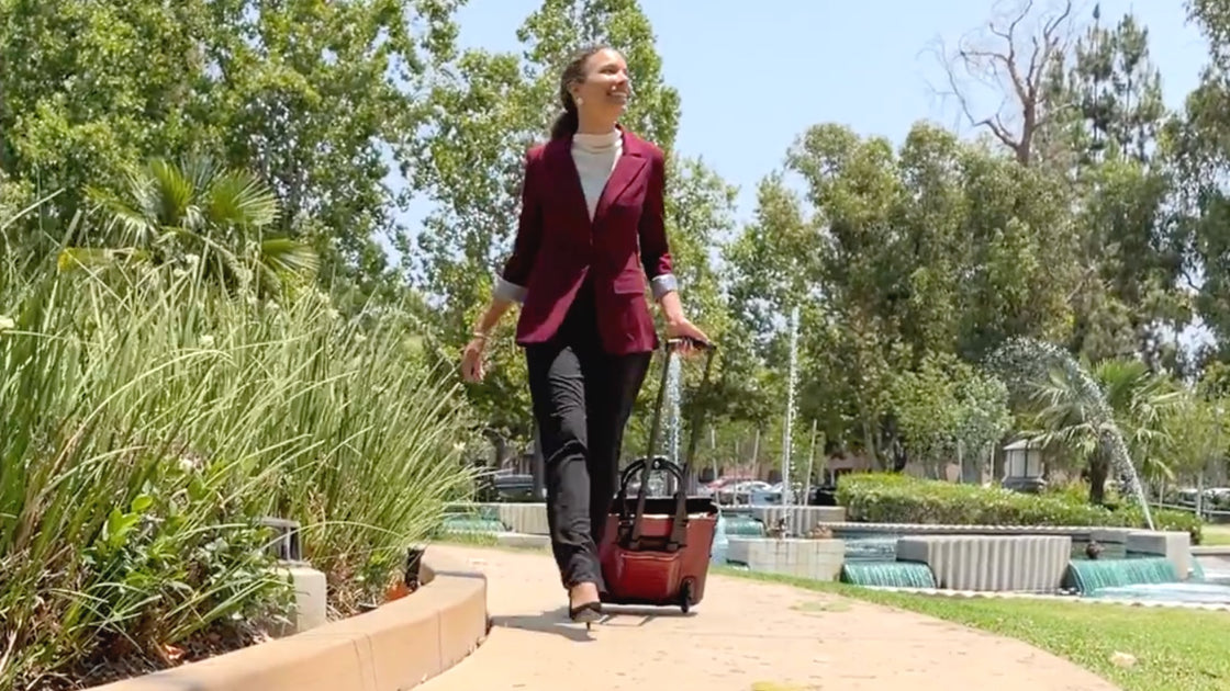 STYLISH ROLLING LAPTOP CARRYALL BAGS JKM and Company Custom Rolling Handbags