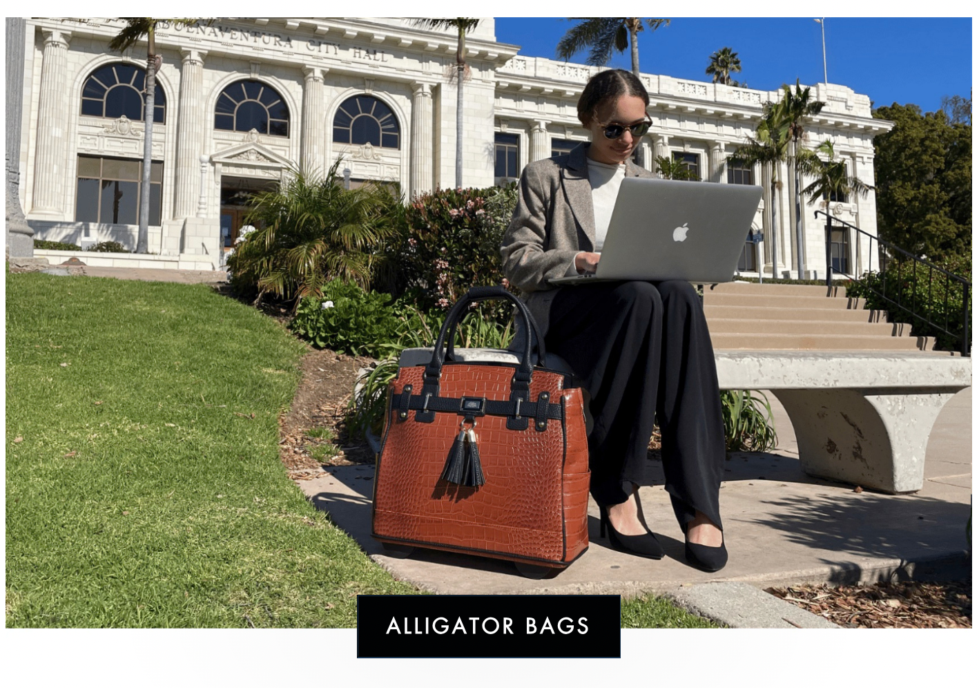 Business Rolling Laptop Bag  Custom Rolling Handbags - JKM and