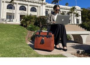 rolling laptop computer wheels briefcase - – JKM and Company - Custom  Rolling Handbags