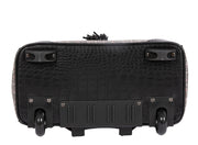 "THE CAMBRIDGE" Plaid Rolling Laptop Bag Carry All
