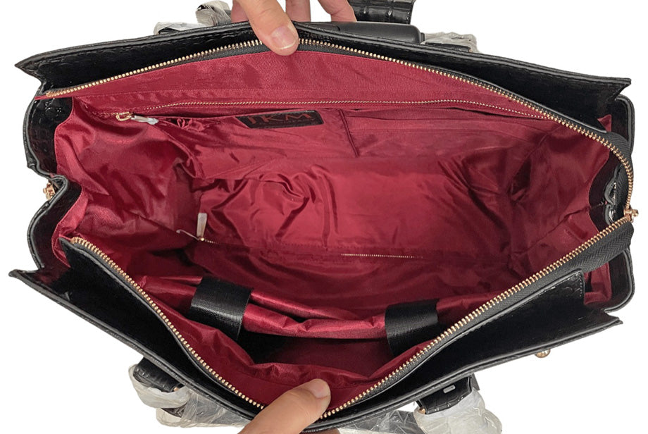 BARRINGTON Rolling Briefcase for Women, Rolling Laptop Bag